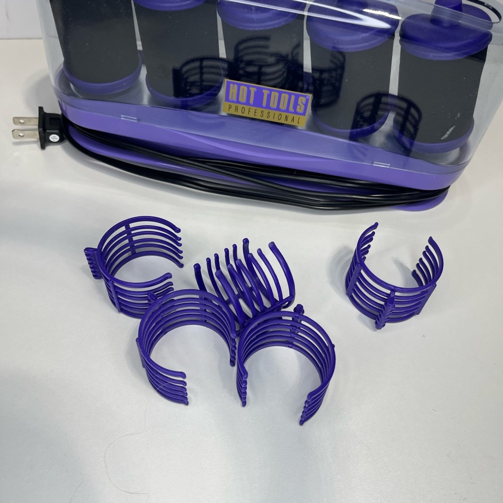 Purple Foam Hair Rollers - 5 Pack - Picture 4 of 4